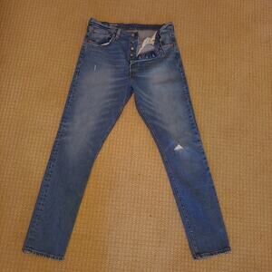 Levi 501 jeans, factory distressed, 32x32